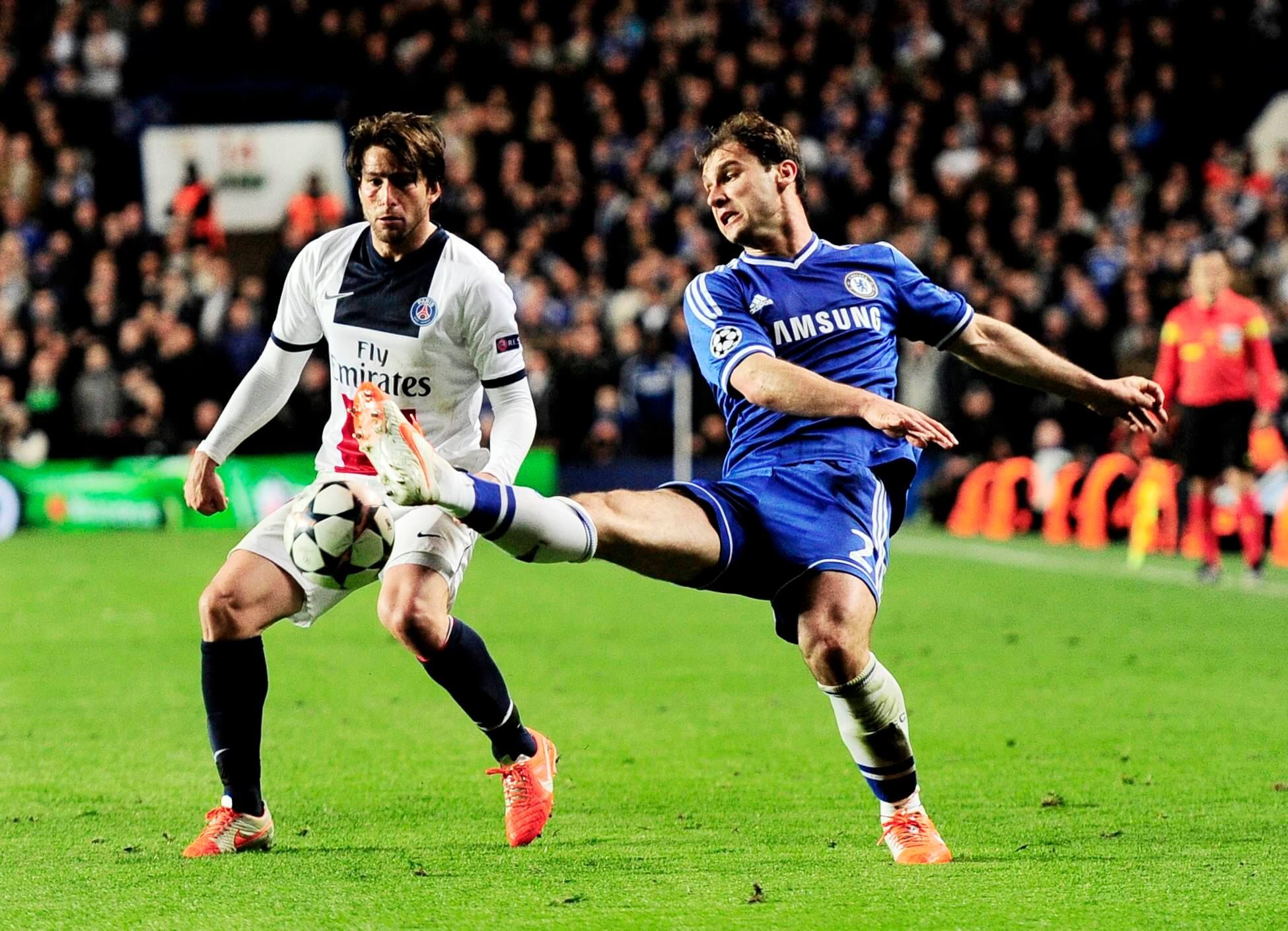  Maxwell e Ivanovic en la Champions League 2013/2014