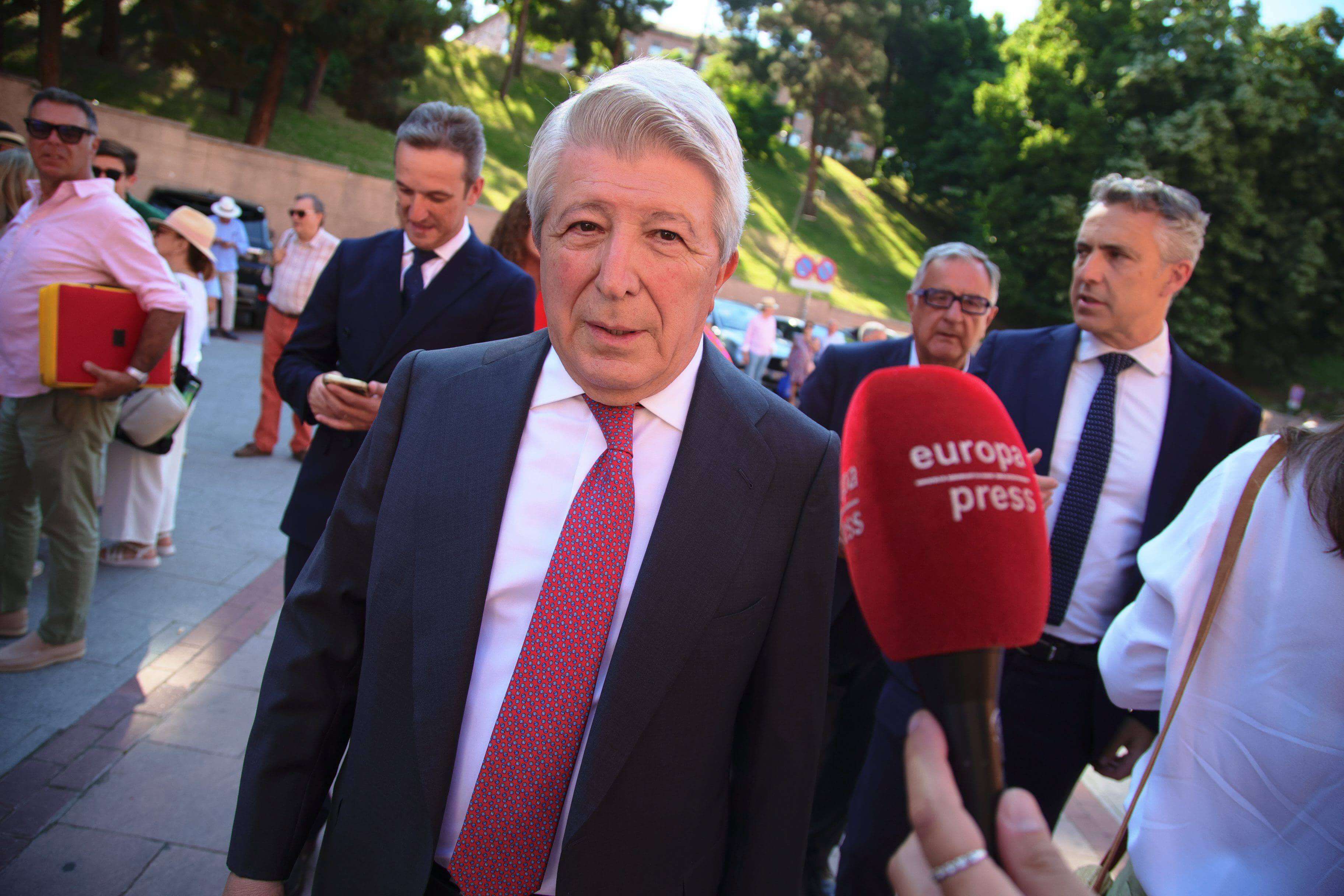  Enrique Cerezo hablando en Europa Press (Cordon Press)