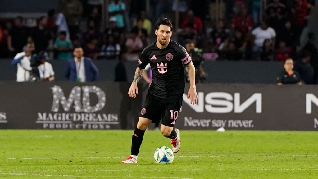 Leo Messi en un partido con el Inter de Miami (Cordon Press)