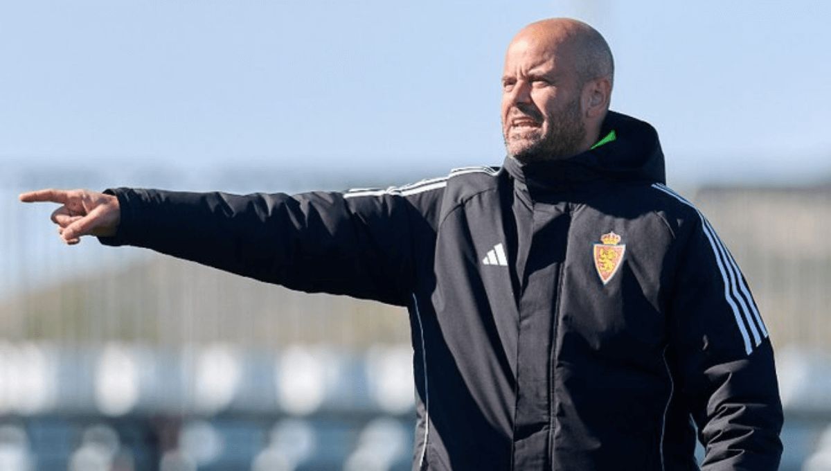  Miguel Ángel Ramírez, en una sesión del Real Zaragoza.