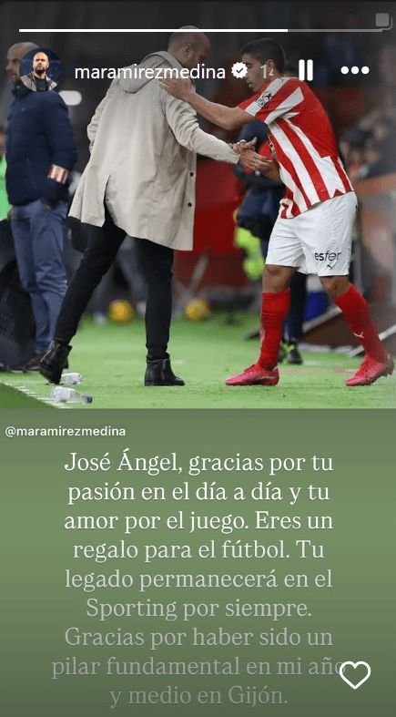  Miguel Ángel Ramírez le dedica unas bonitas palabras a Cote en redes sociales.