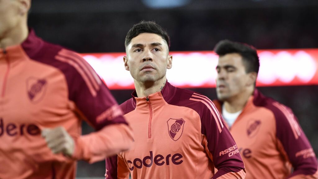  Gonzalo Montiel antes de un partido de River Plate (Fuente: Cordon Press)