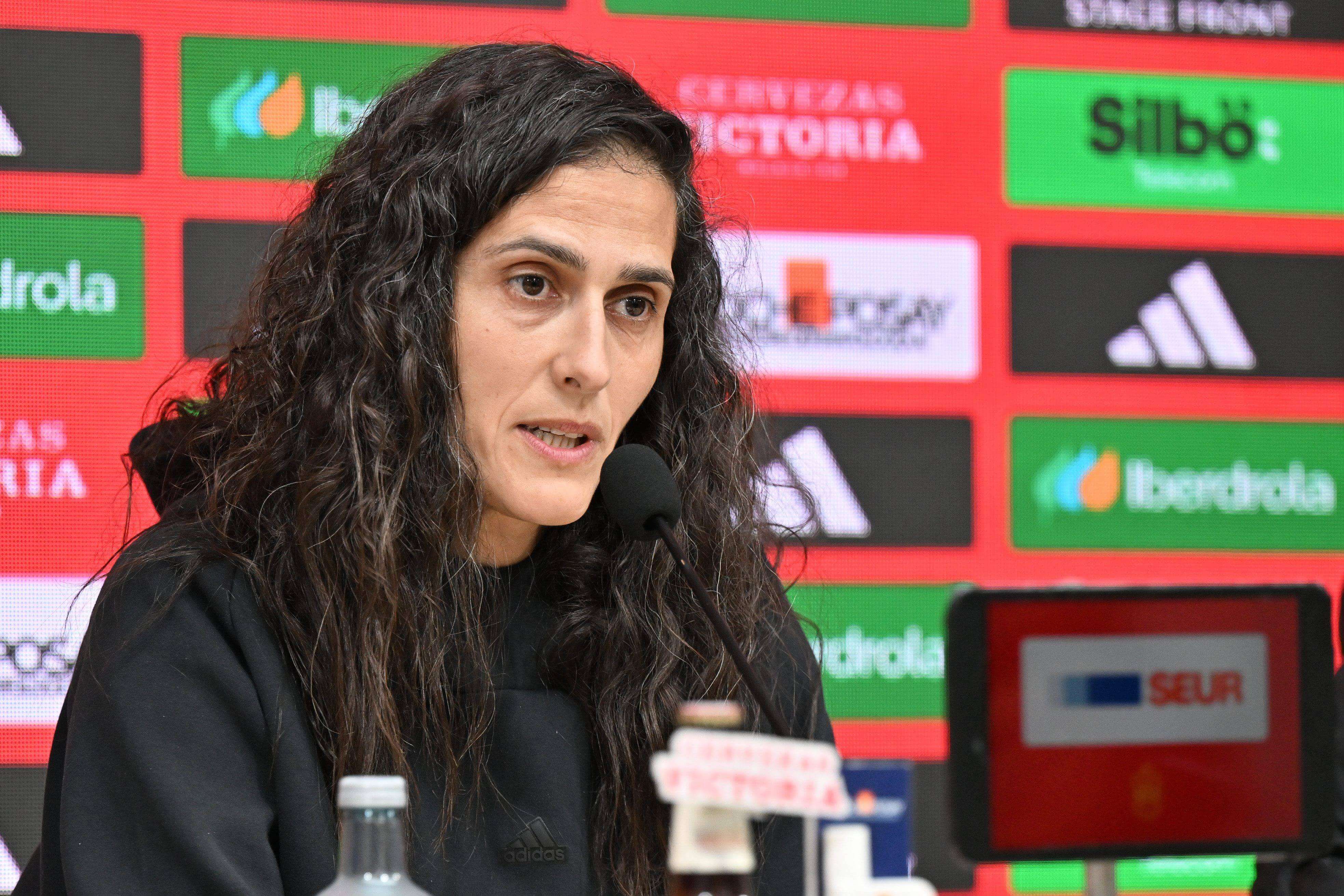  Montse Tomé, en sala de prensa.