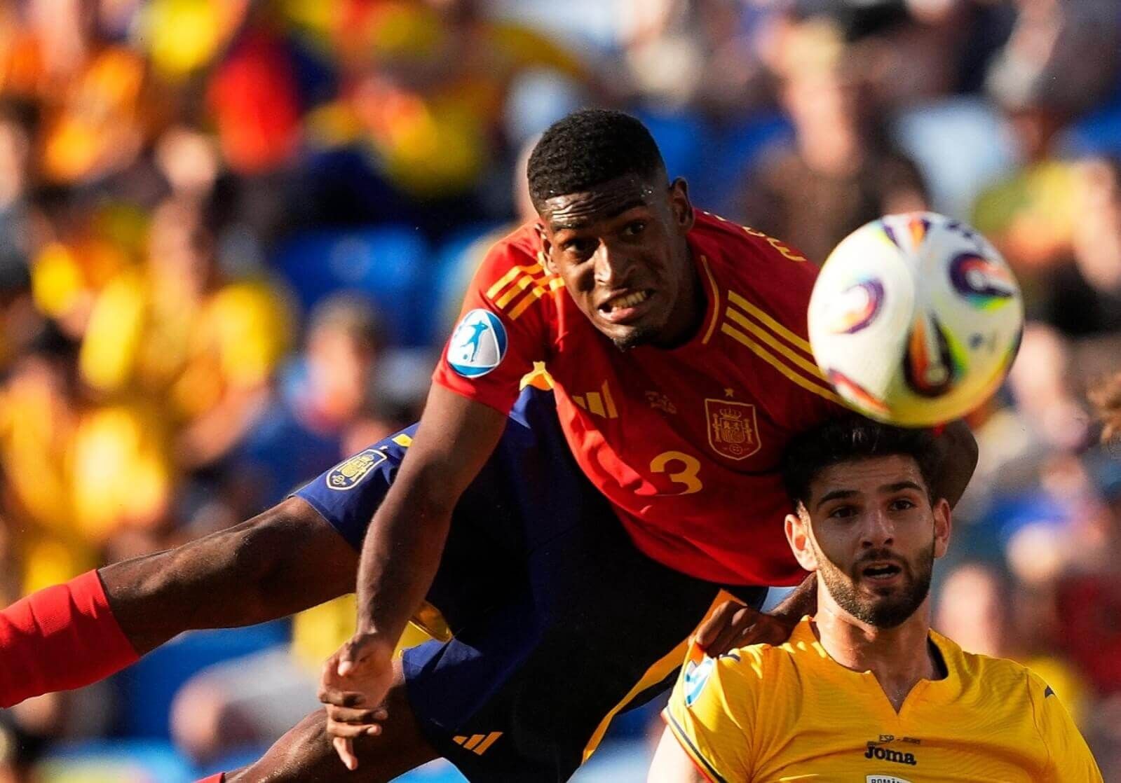 Cristhian Mosquera con la sub 21