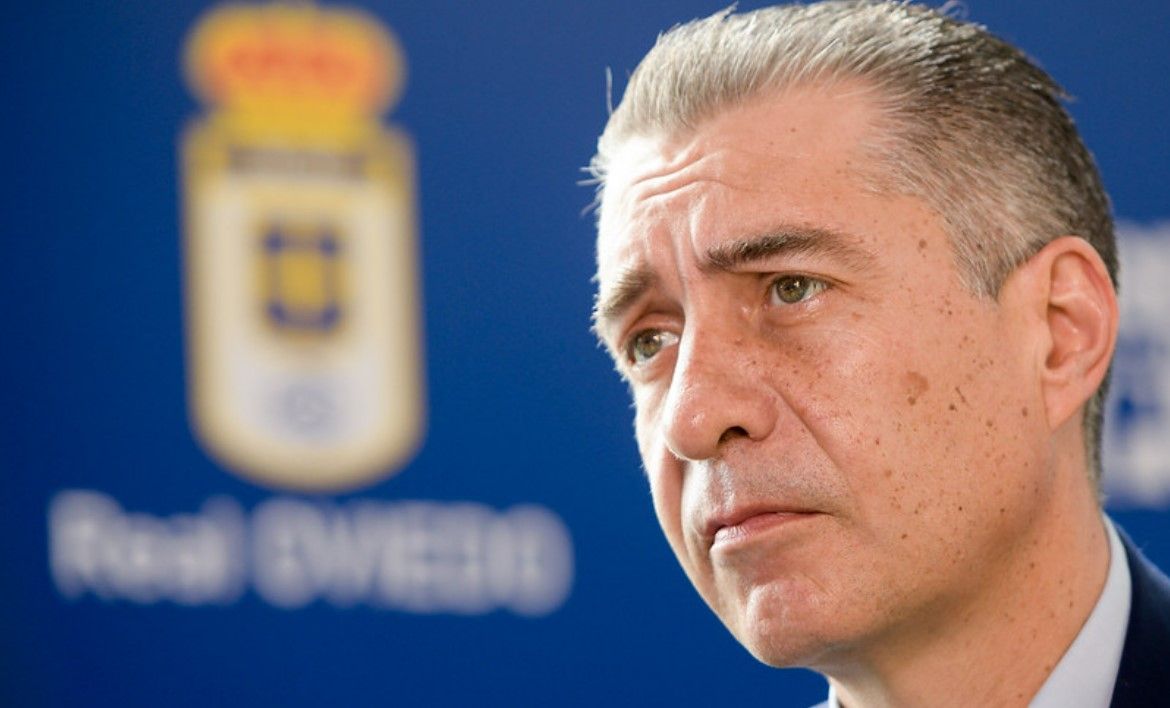 Martín Peláez, presidente del Real Oviedo (Foto: RO).
