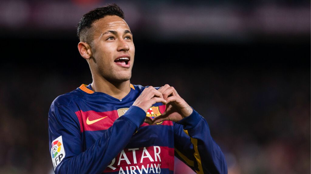  Neymar celebra un gol con el FC Barcelona (Cordon Press)