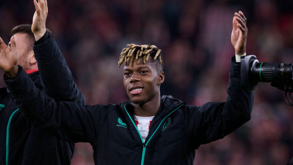 Nico Williams en un partido con el Athletic (Cordon Press)