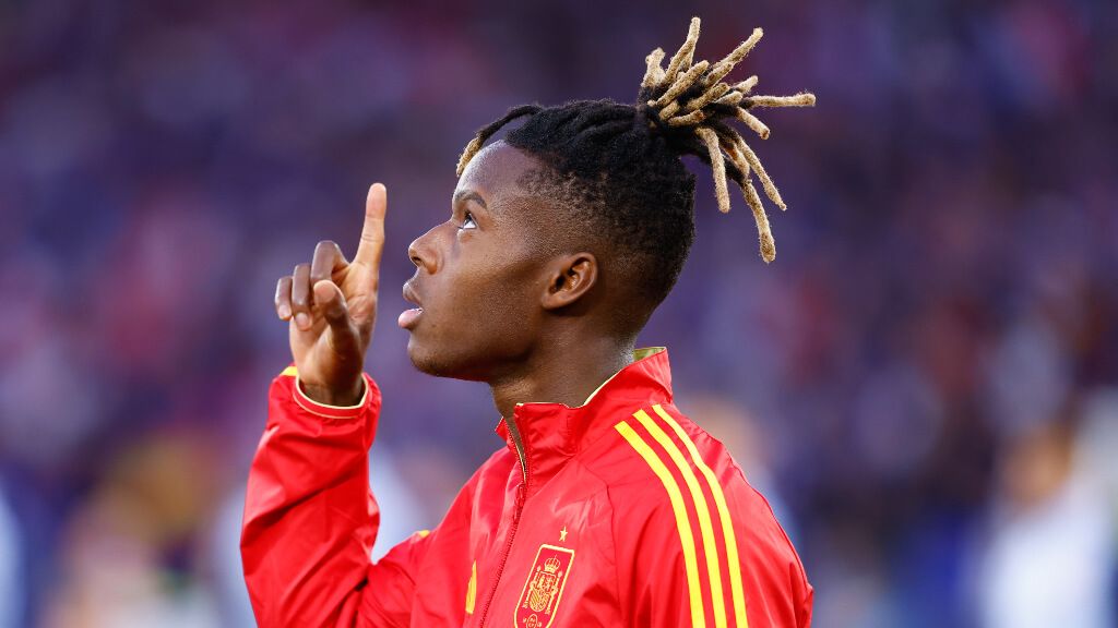 Nico Williams, en la final de la Nations League con España (Europa Press)