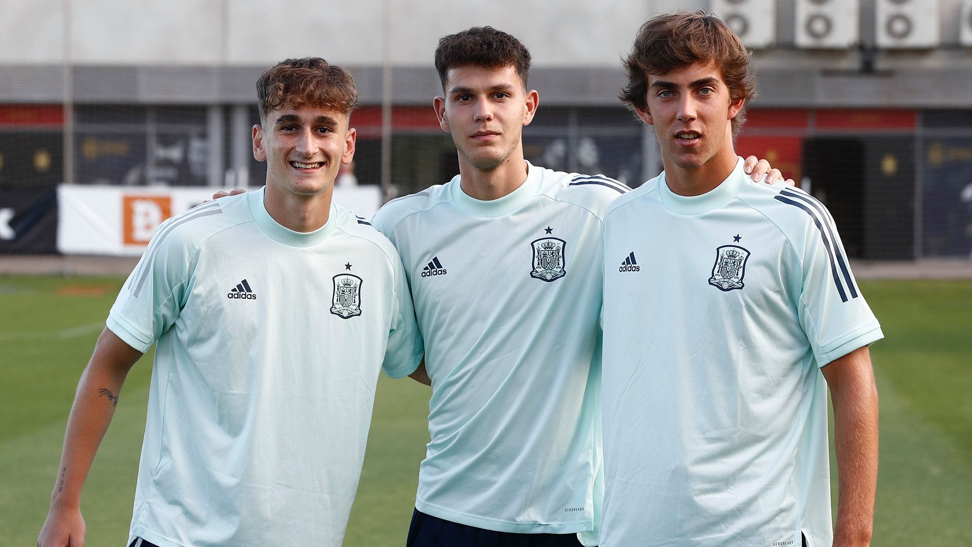  Los canteranos Noel, Trilli y Dani Barcia.