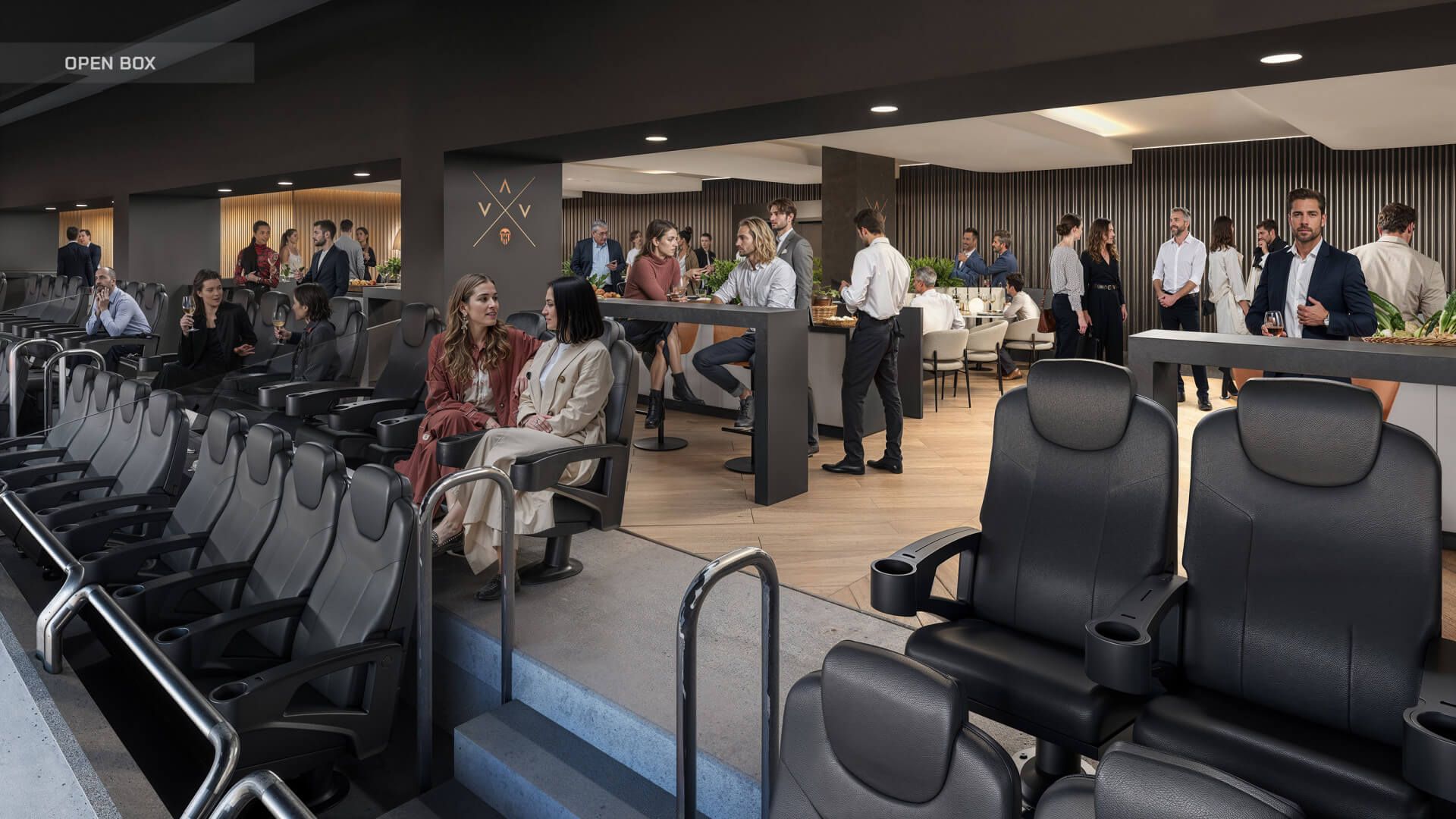 Nou Mestalla, zonas VIP de Hospitality