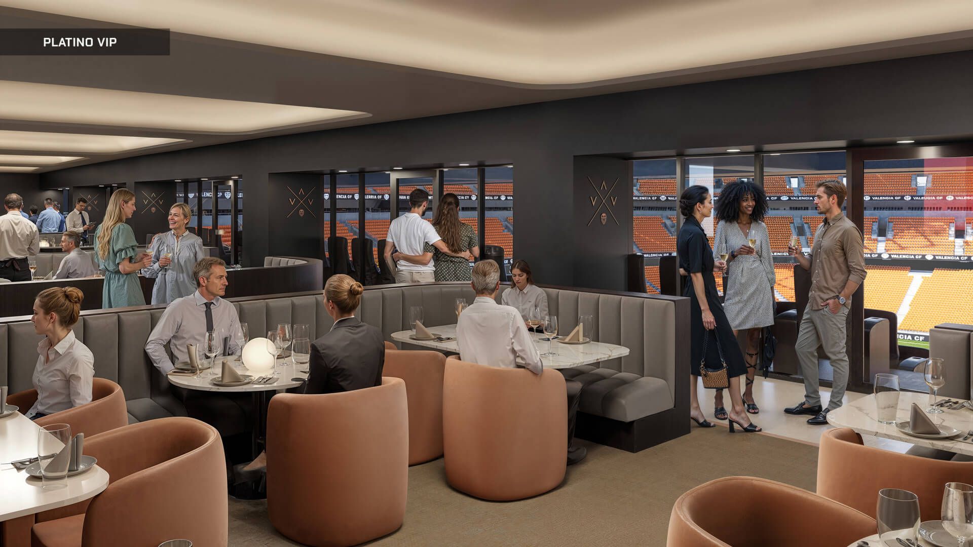 Nou Mestalla, zonas VIP de Hospitality