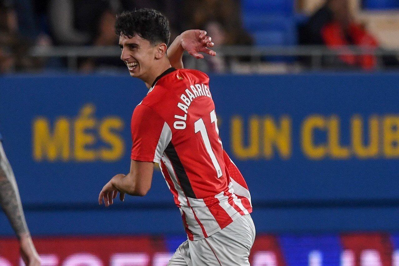  Gol del zurdo Aingeru Olabarrieta, jugador del Bilbao Athletic.