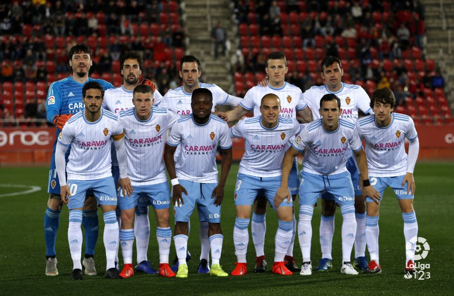 Once del Real Zaragoza ante el Mallorca.