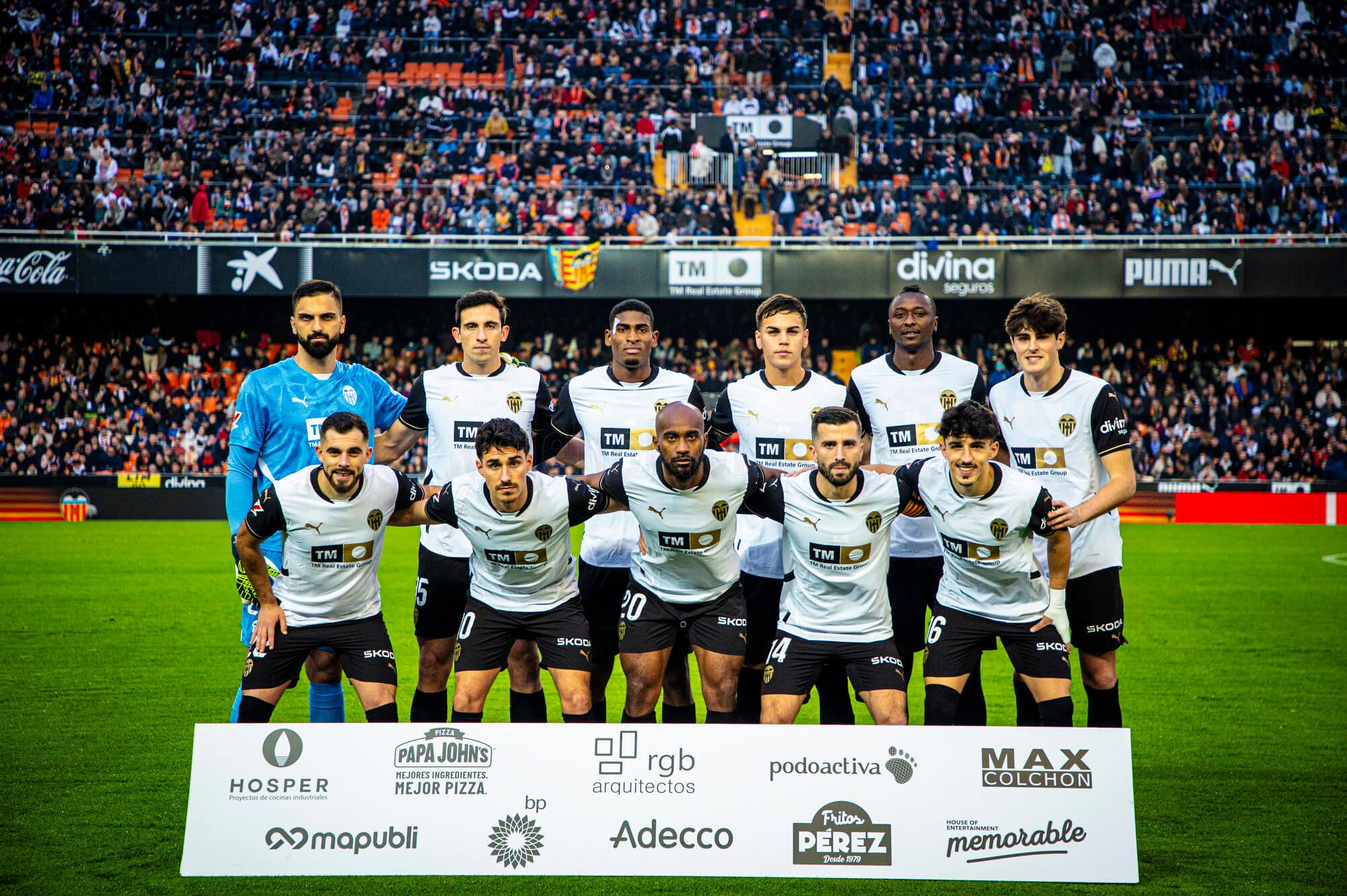  Once titular de Carlos Corberán en el último partido