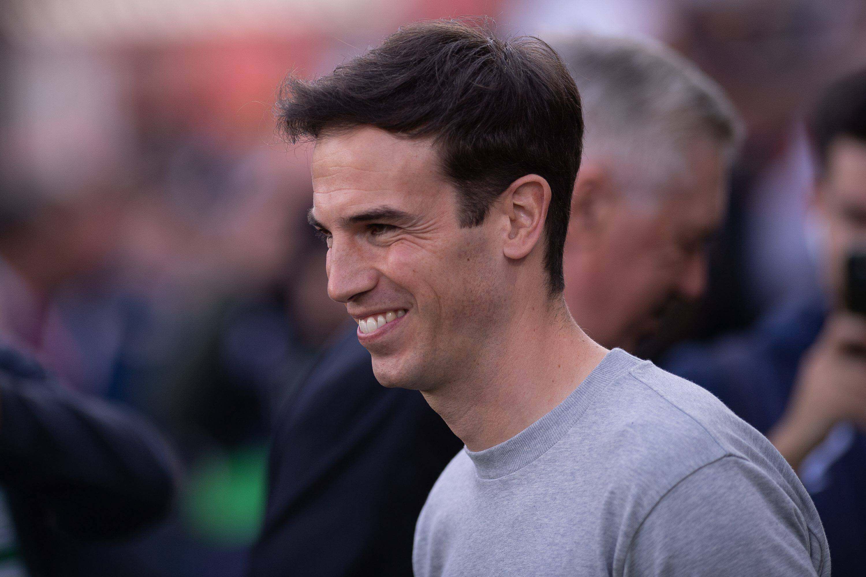  Íñigo Pérez, en un partido del Rayo Vallecano.