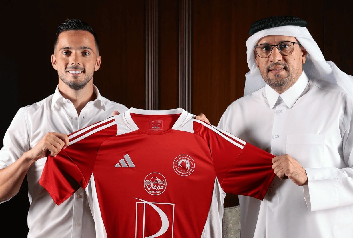 Pablo Sarabia, presentado con Al Arabi (Foto: @AlArabi_club).