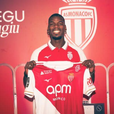 Paul Pogba en su presentación con el Mónaco