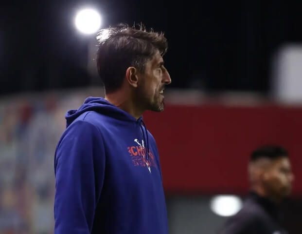 Paunovic, durante un partido.