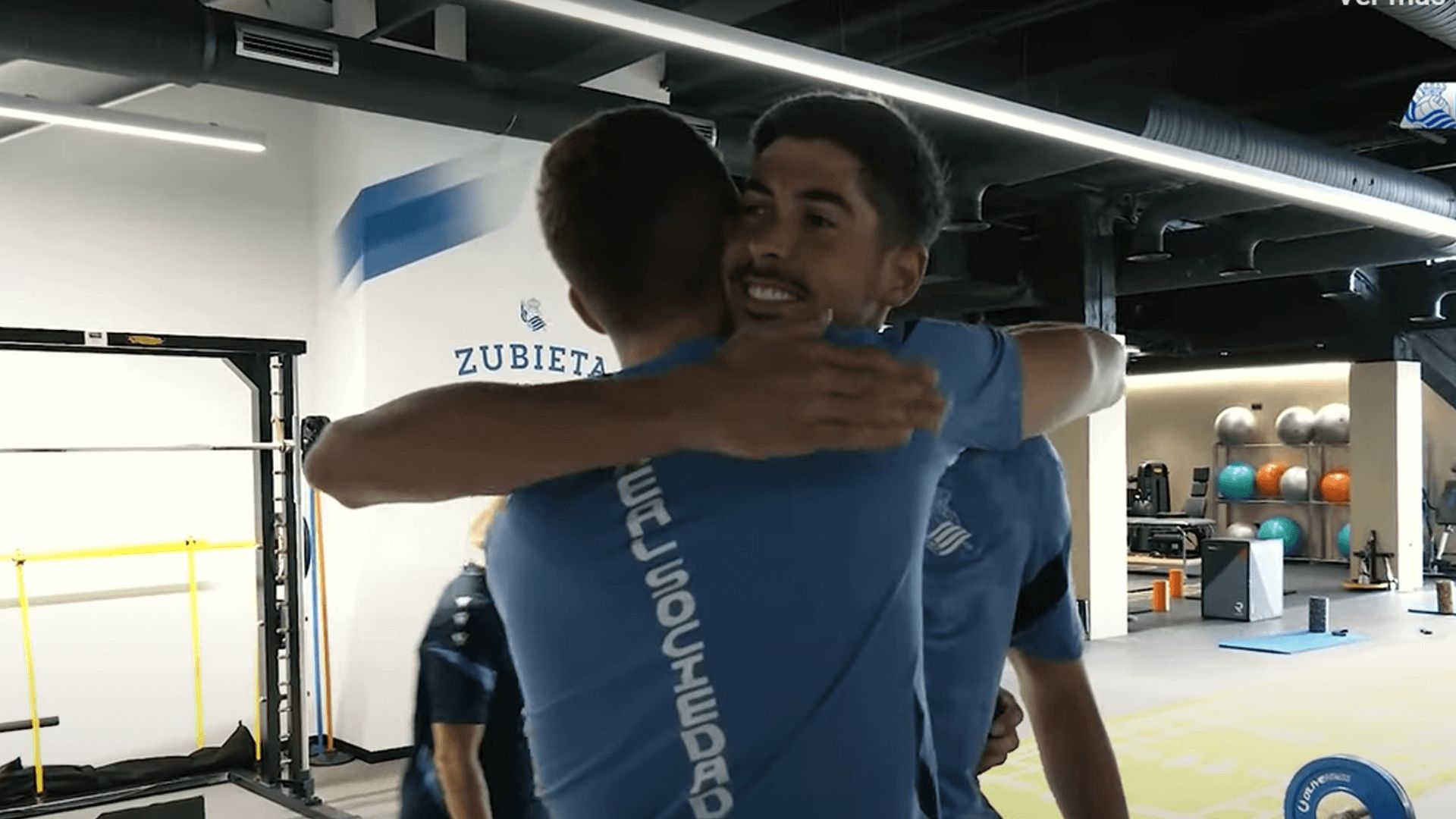 Carlos Fernández, en su regreso a la Real Sociedad.