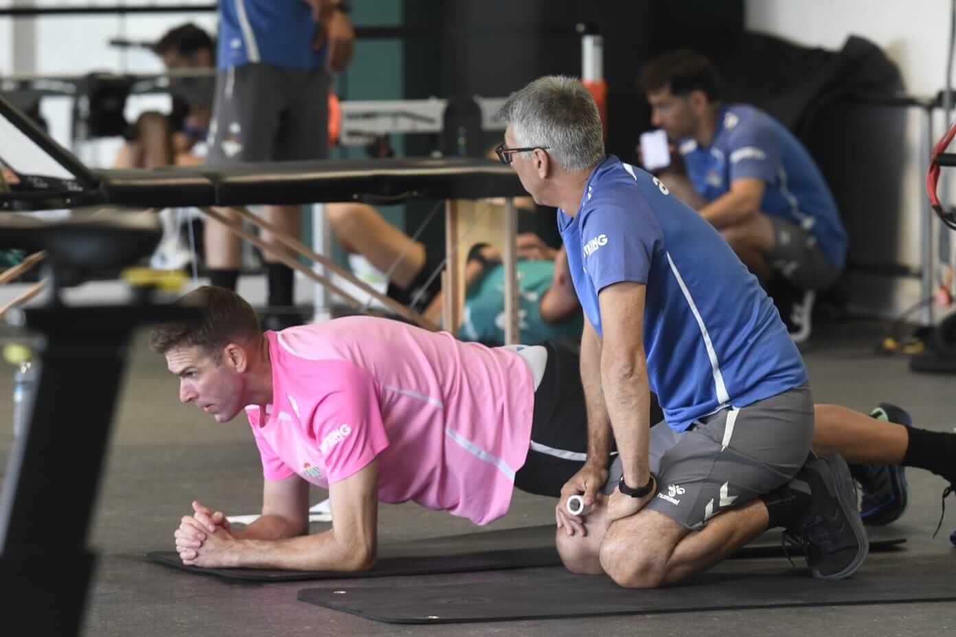  Adrián San Miguel, en el inicio de la pretemporada del Betis.