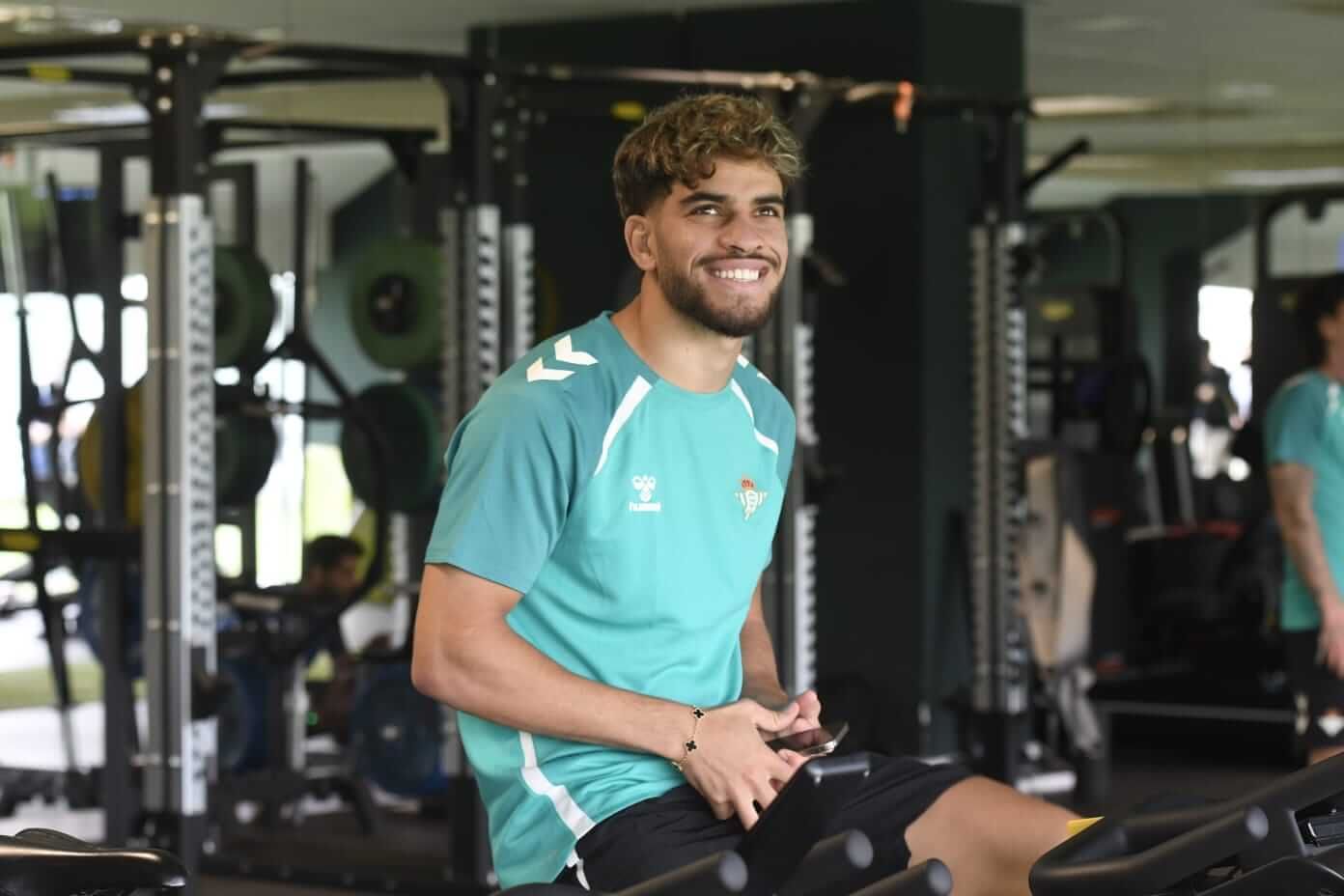  Ez Abde, en el inicio de la pretemporada del Betis.