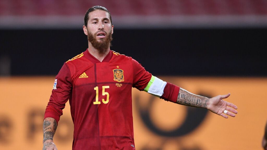  Sergio Ramos en un partido de la Selección Española (Fuente: Cordon Press)