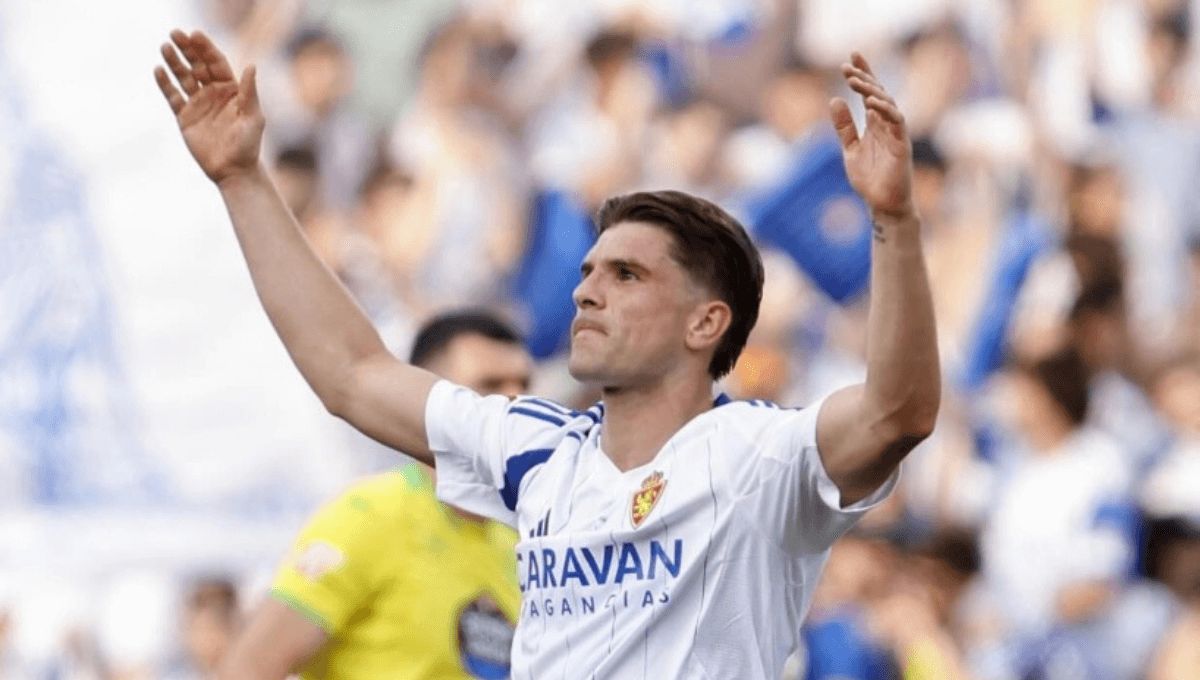 Raúl Guti, durante un partido con el Real Zaragoza (Foto: Real Zaragoza).