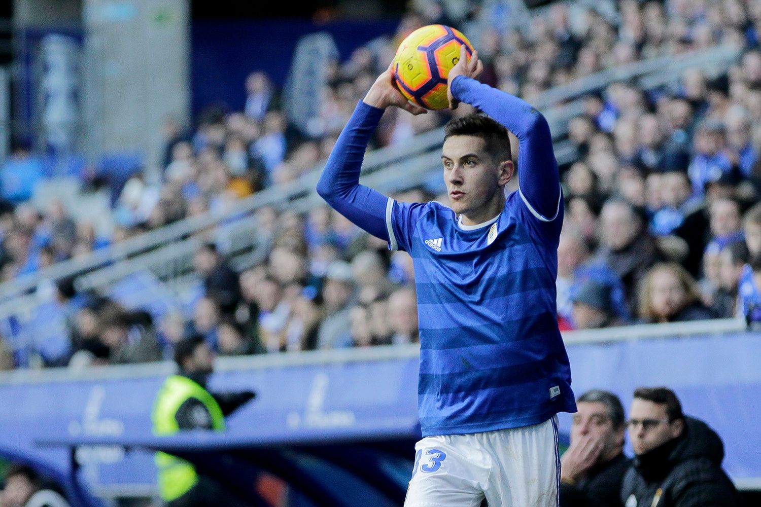  Javi Hernández, durante su anterior etapa en el Real Oviedo.