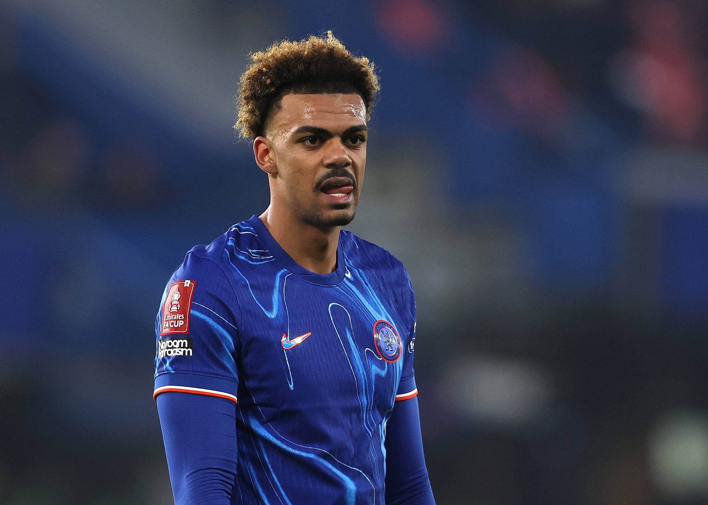 Renato Veiga, durante un partido del Chelsea.