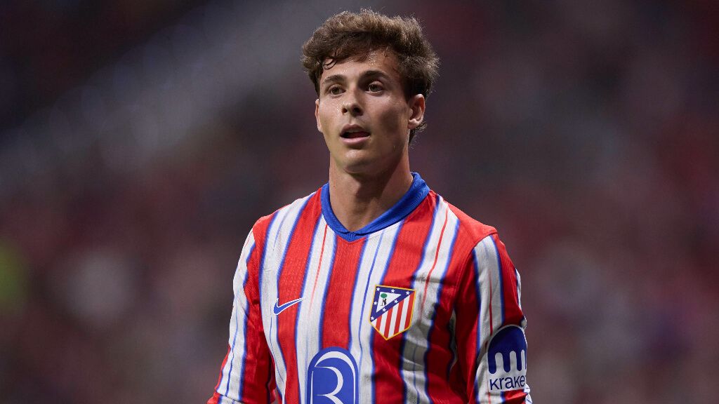 Rodrigo Riquelme durante un partido con el Atlético de Madrid (Fuente: Cordon Press)