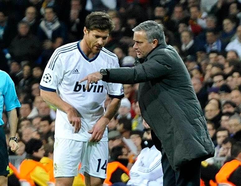  Xabi Alonso entrenado por José Mourinho (Cordon Press)