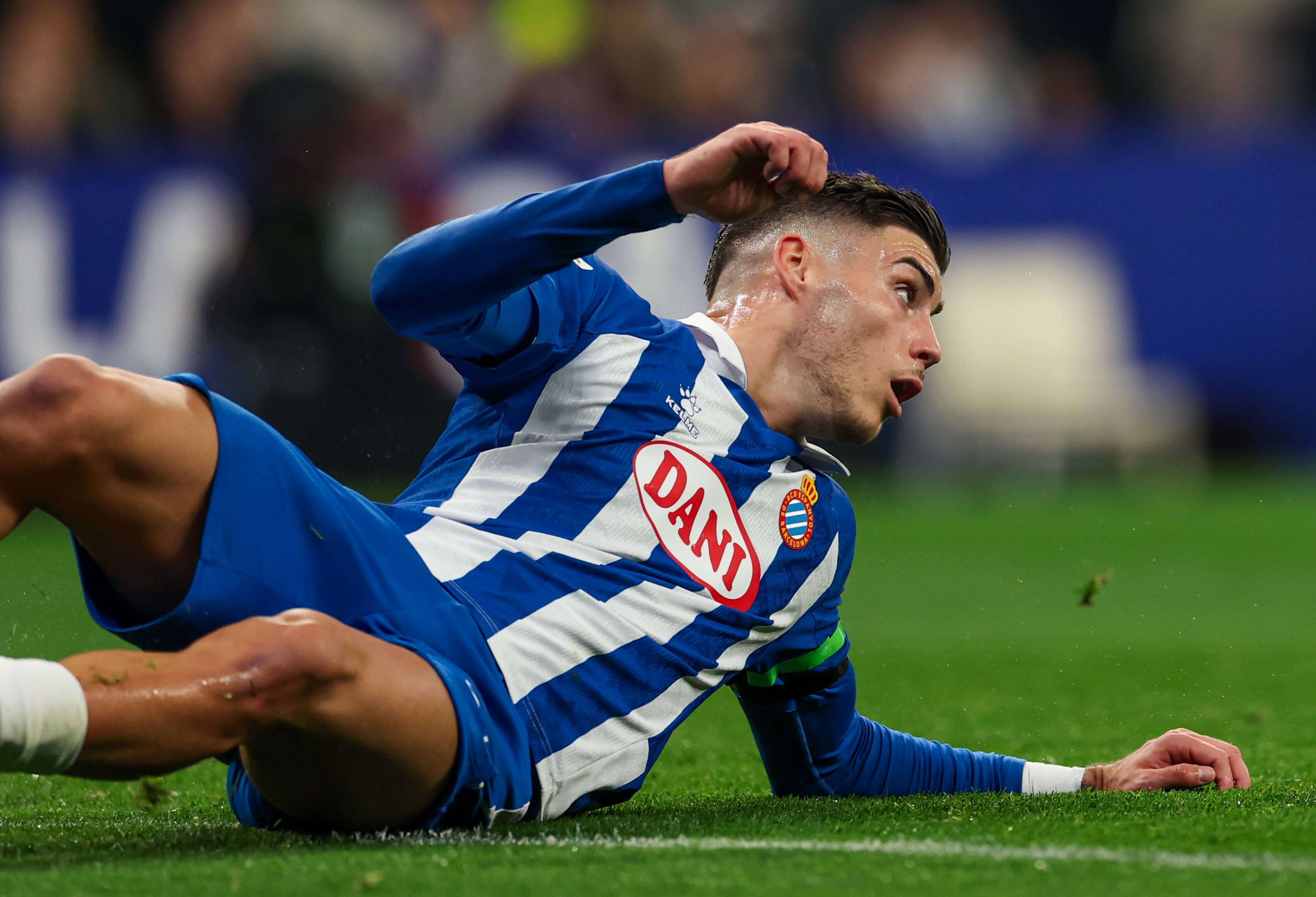Roberto Fernández, en un partido del Espanyol.