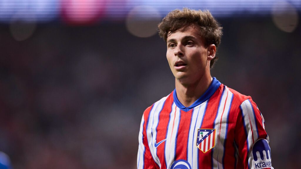  Rodrigo Riquelme durante un partido con el Atlético de Madrid (Fuente: Cordon Press)