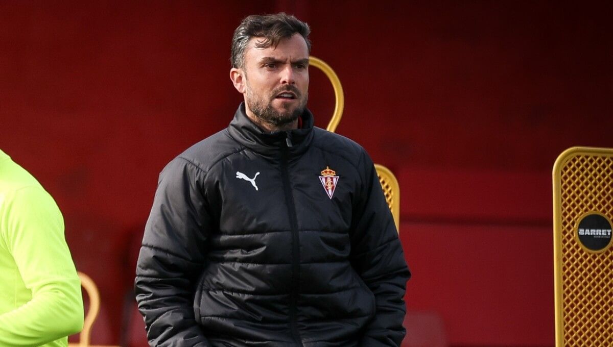Rubén Albés, en un entrenamiento.