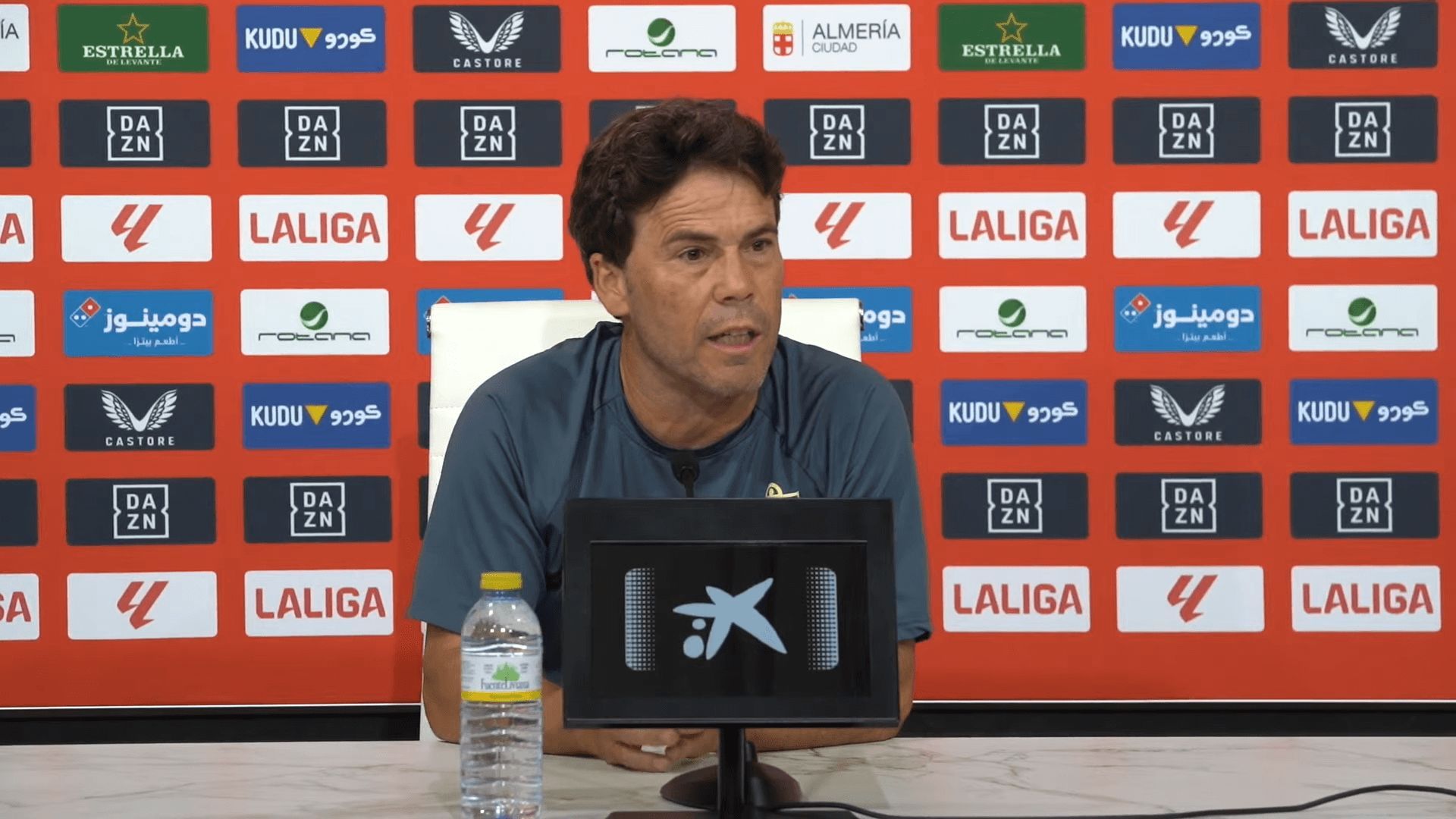 Rubi, en rueda de prensa.