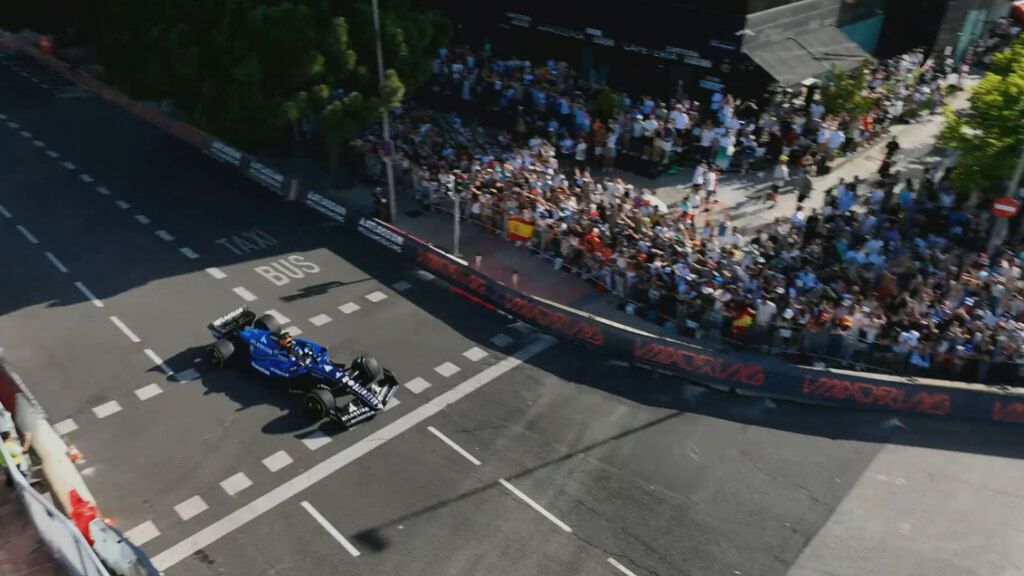 Carlos Sainz, en Madring