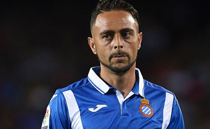  Sergio García, en un partido con el Espanyol.