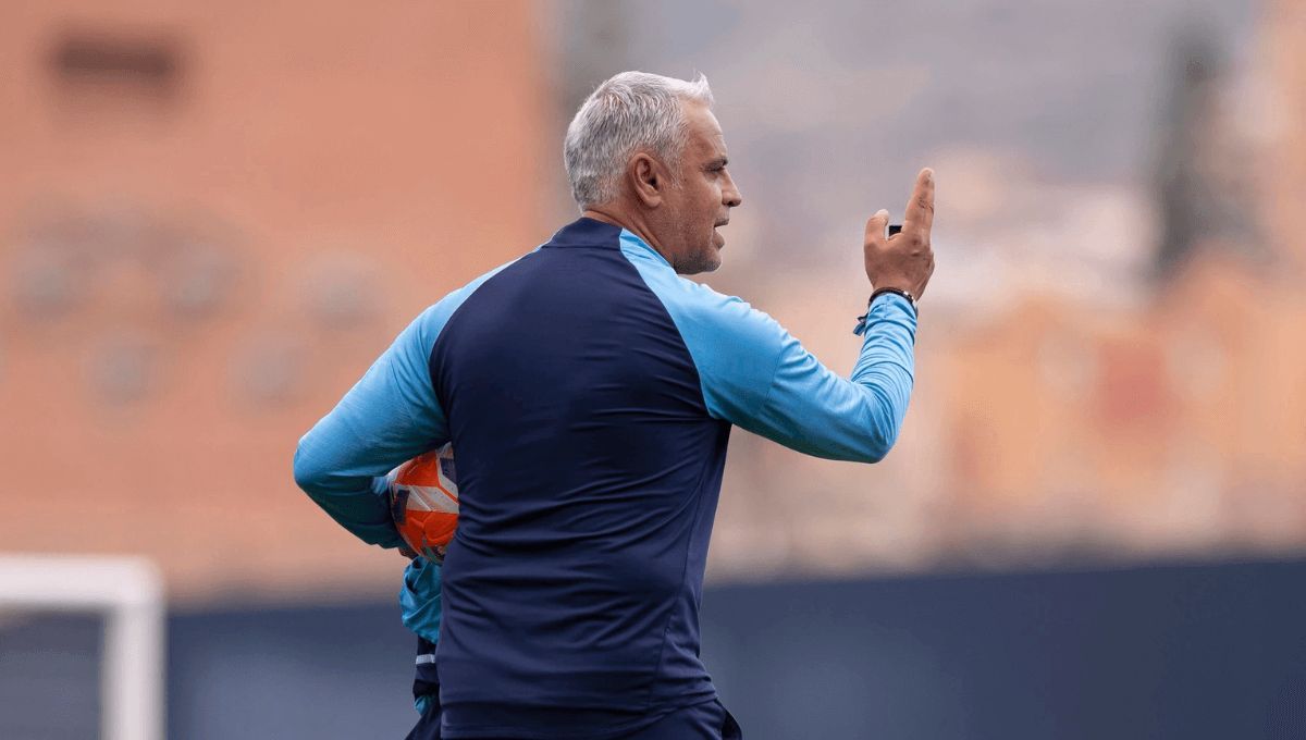  Sergio Pellicer, en una sesión del Málaga.