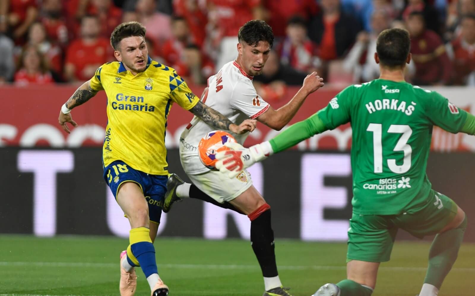 Carmona, en el Sevilla-Las Palmas.