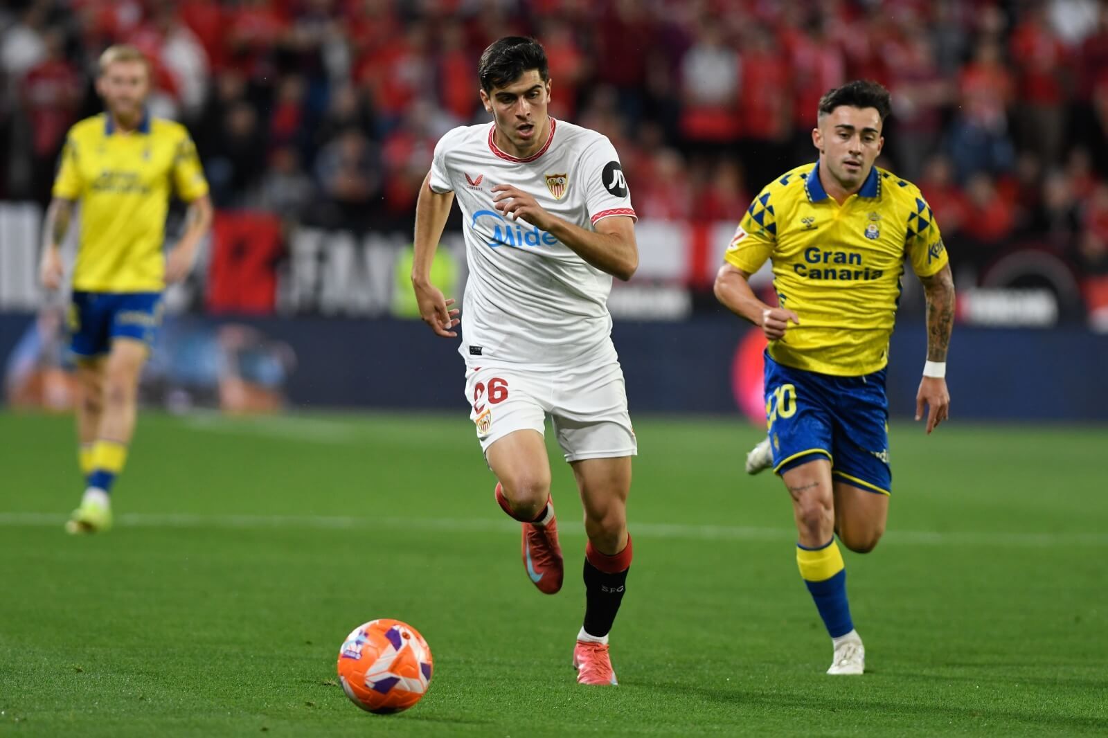 Juanlu, en el Sevilla-Las Palmas (Foto: Kiko Hurtado).