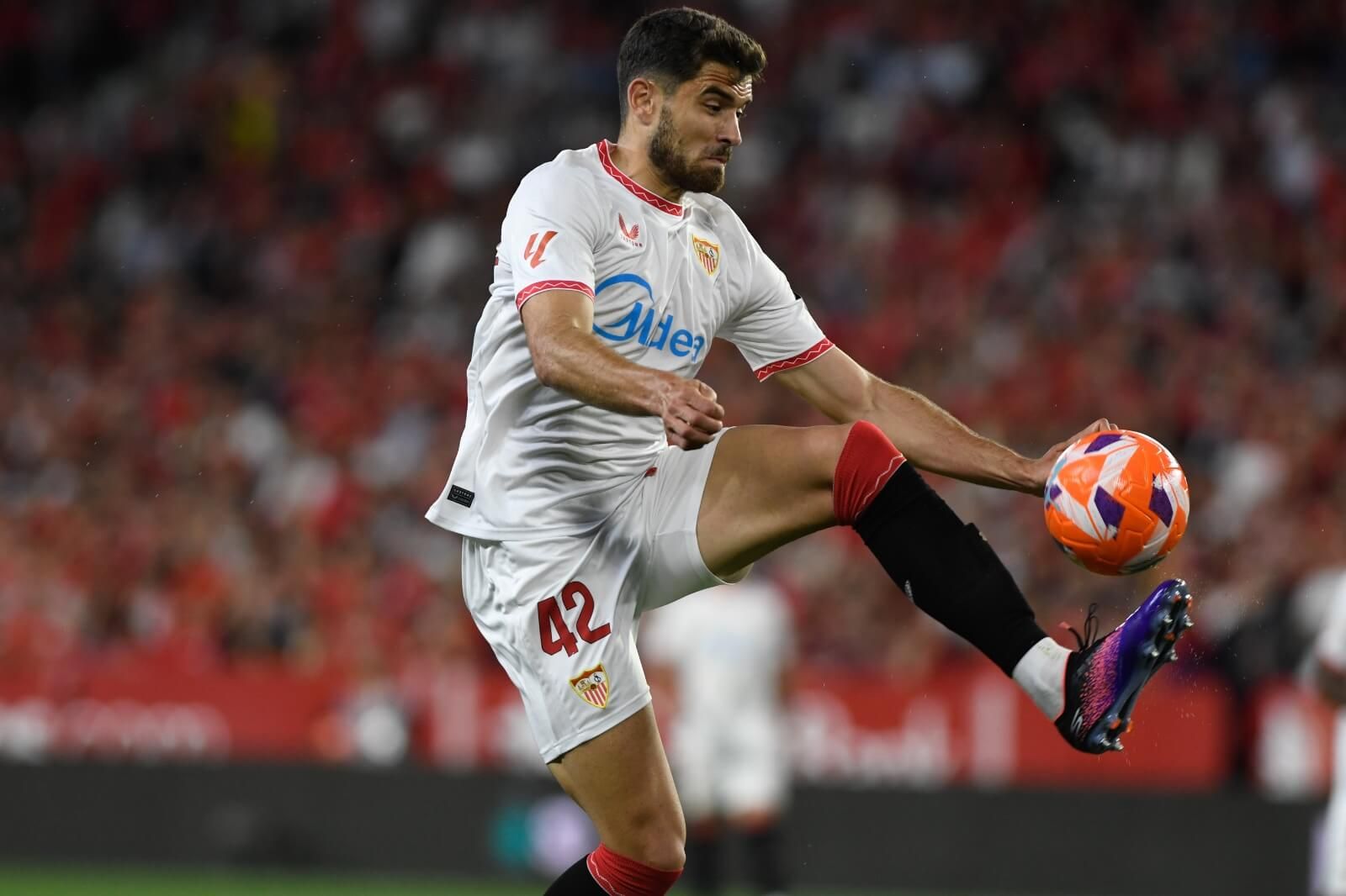  García Pascual, en el Sevilla-Las Palmas.