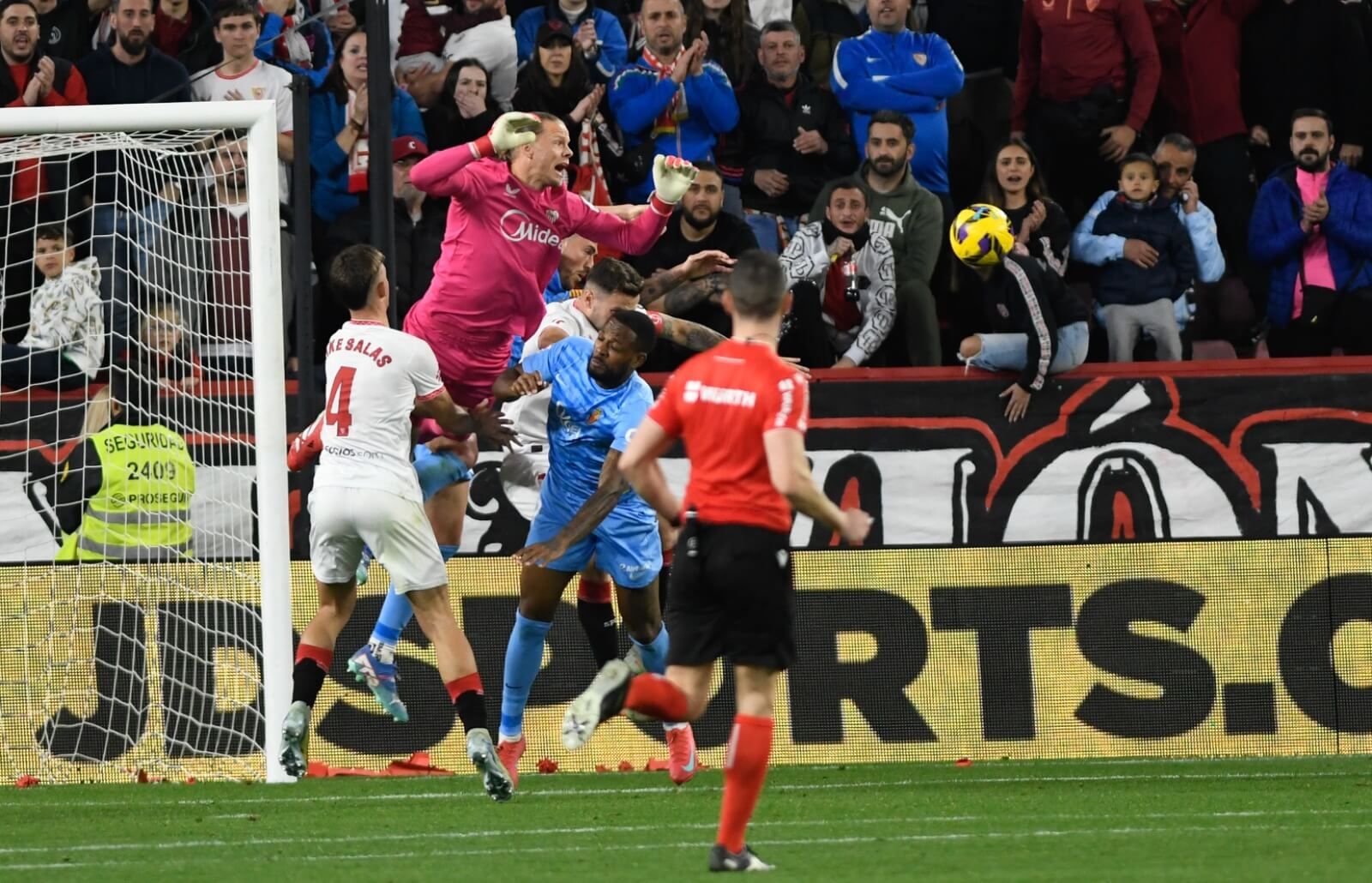  Error de Nyland en el gol del Mallorca.