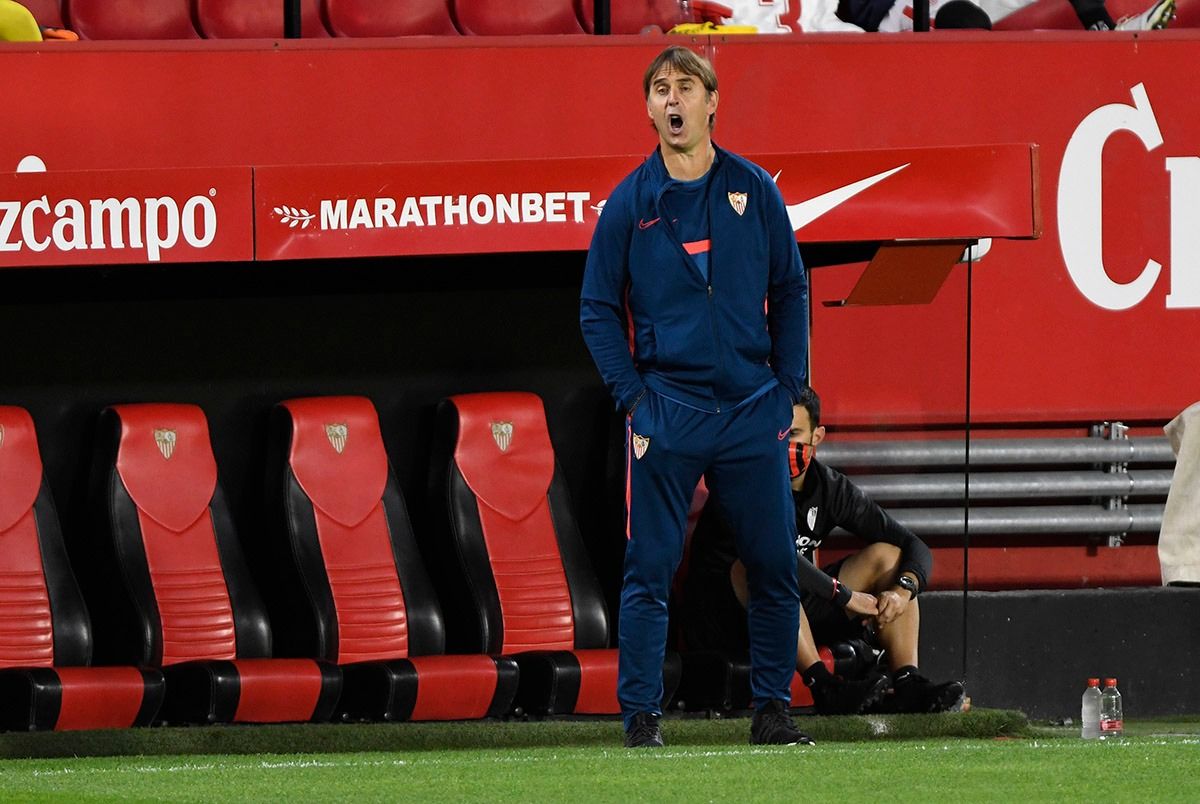 Lopetegui en el Sevilla-Osasuna.