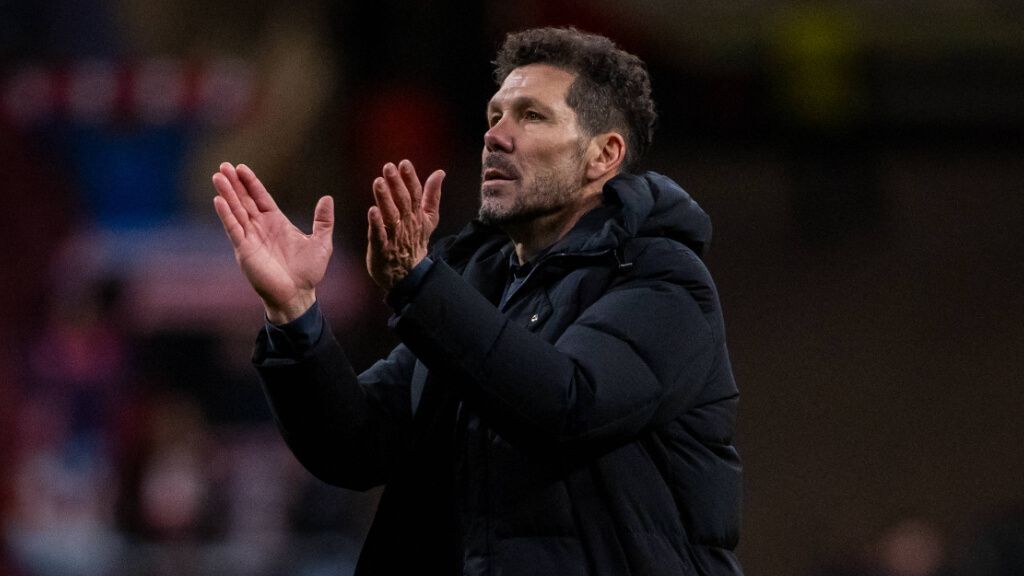  Diego Pablo Simeone, tras el partido contra el Real Madrid (Cordon Press)