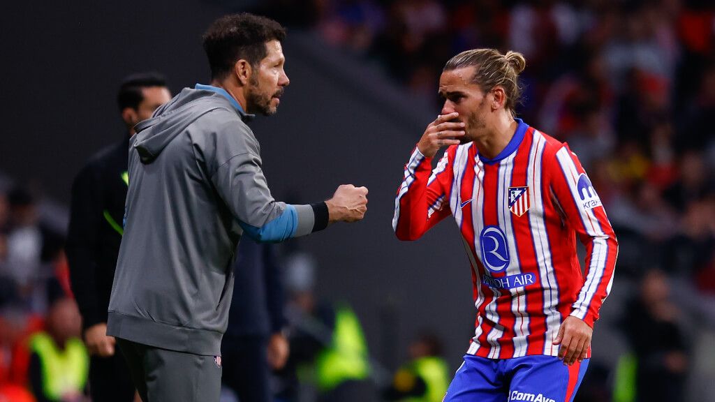  Simeone y Griezmann en un partido de la Copa del Rey (Europa Press)