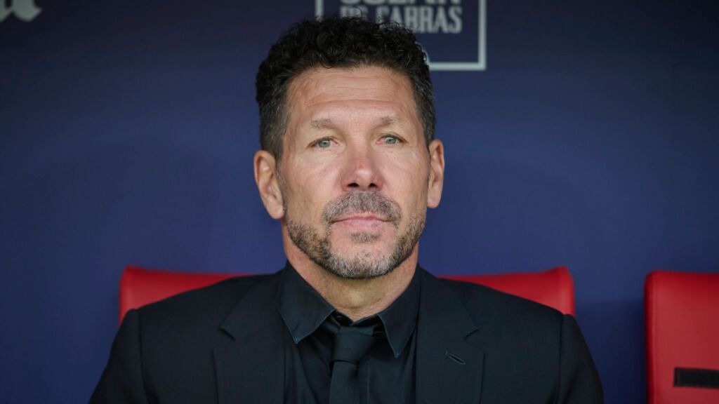 Simeone durante el partido ante el Real Betis (Fuente: Cordon Press)