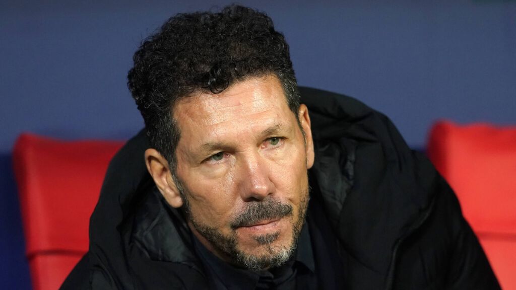  Simeone, en el banquillo del Metropolitano (Cordon Press)