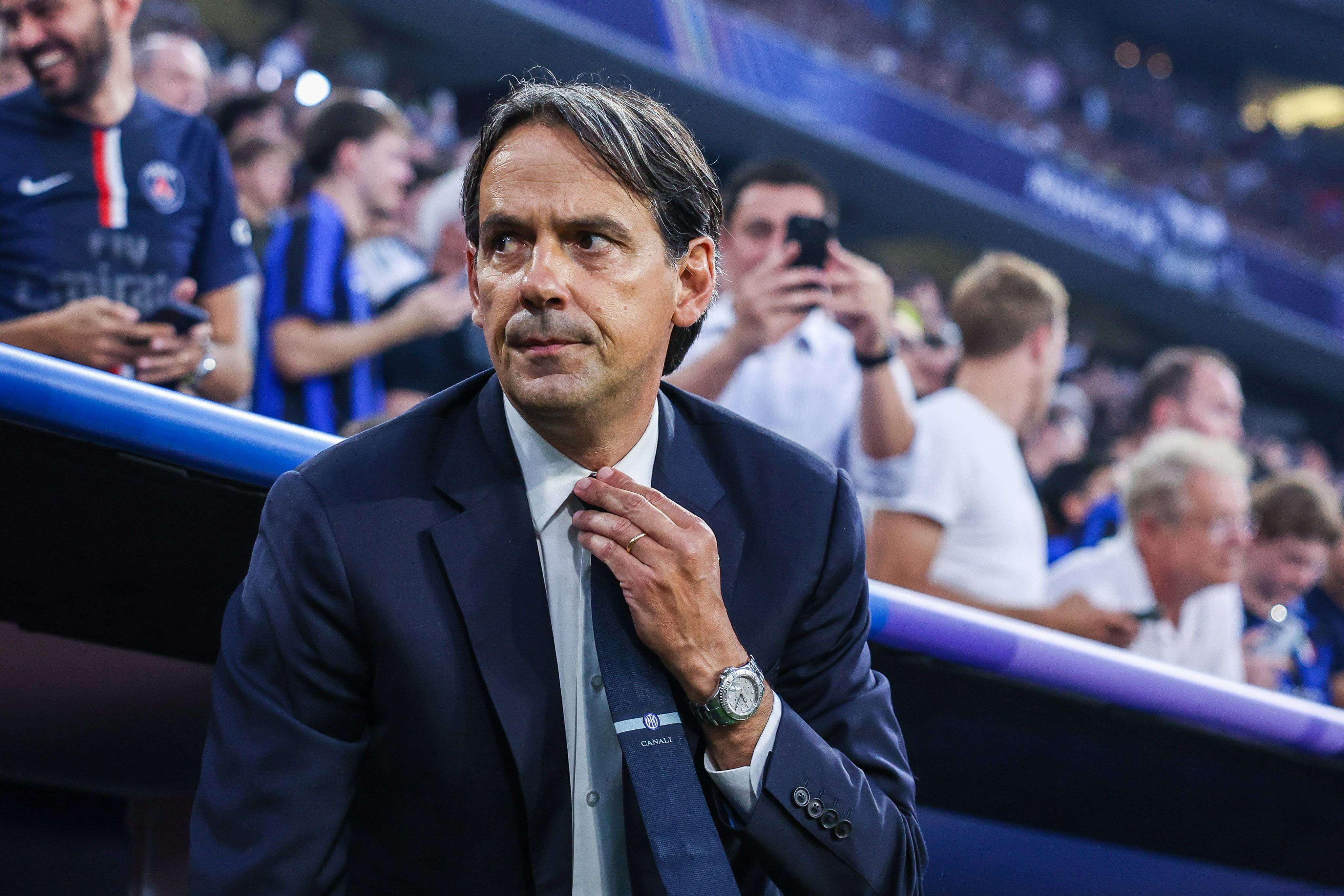 Simone Inzaghi, durante la final de Champions con el Inter (Foto: Cordon Press).