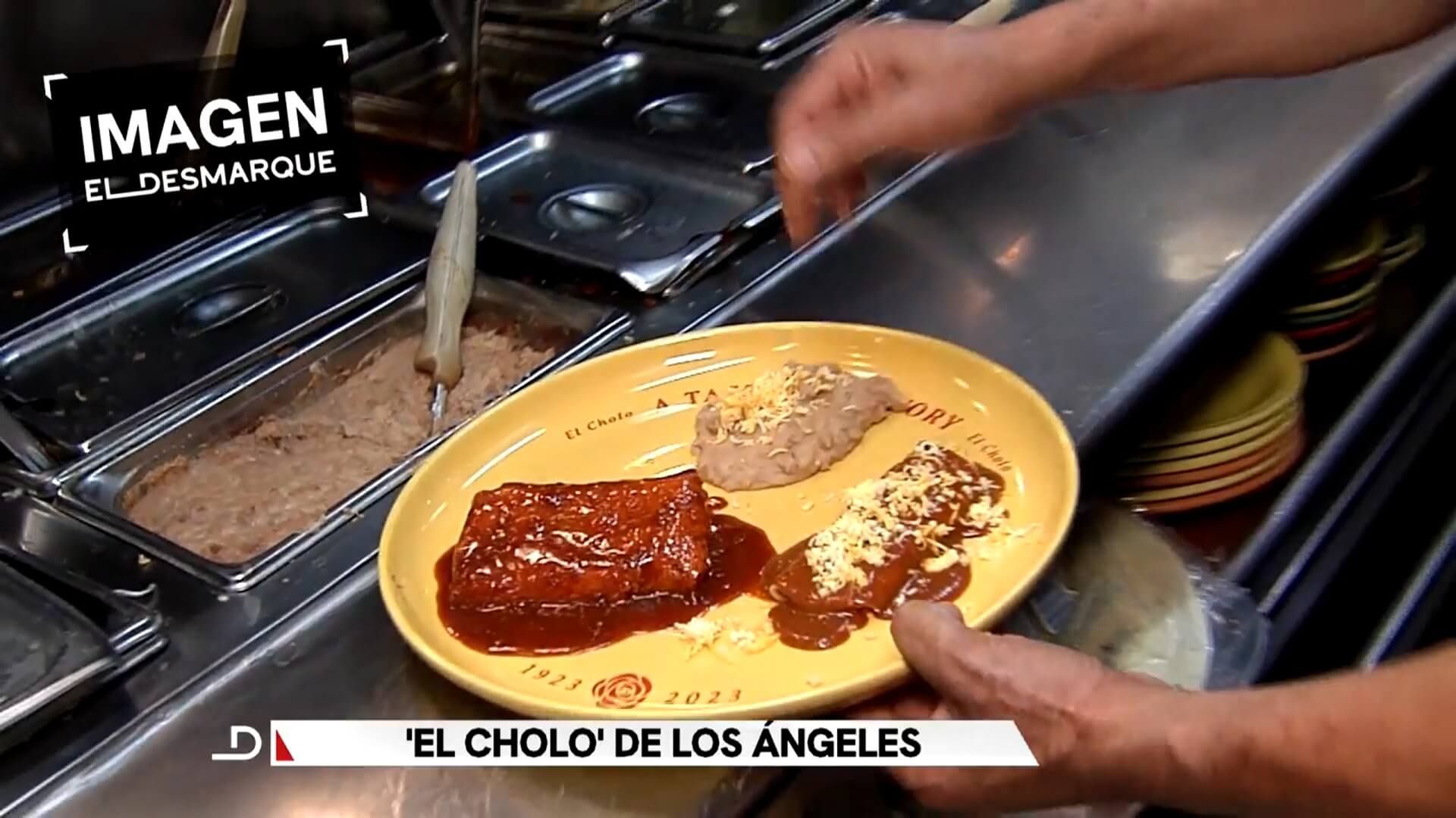  Plato tradicional del restaurante 'El Cholo'.