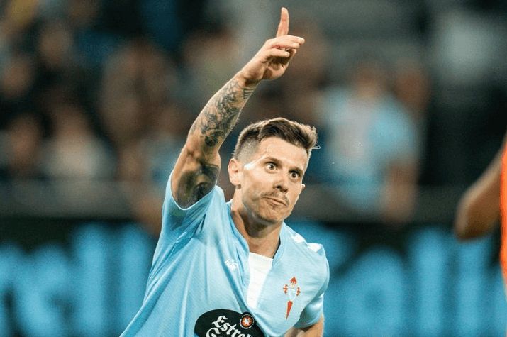  Alfon celebra su gol ante el Barcelona.